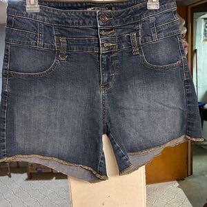 Love Riche Women's Blue Denim Shorts